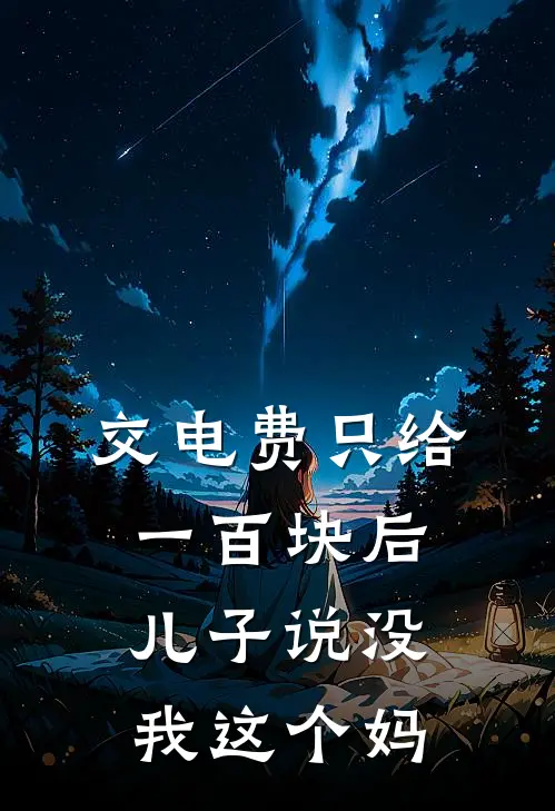 交电费只给一百块后，儿子说没我这个妈