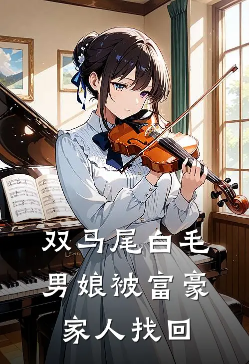 双马尾白毛男娘被富豪家人找回