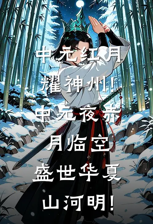 中元红月耀神州! 中元夜赤月临空、盛世华夏山河明!