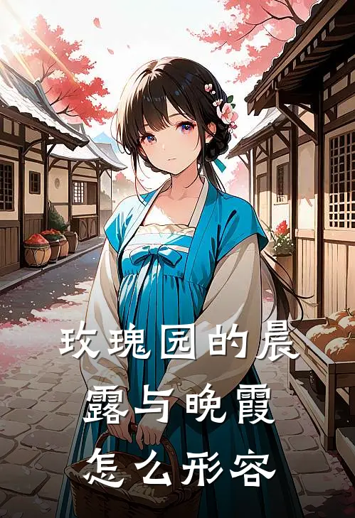 玫瑰园的晨露与晚霞怎么形容